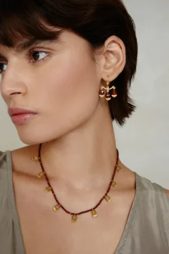 Chan Luu Earrings^Anahi Chandelier Earrings Hessonite