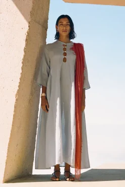 Chan Luu Dresses^Anokhi Keyhole Dress Cosmic Sky