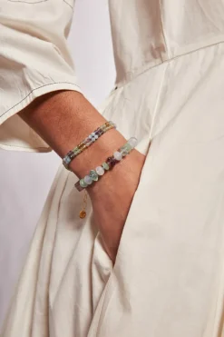 Chan Luu Bracelets^Aurora Wrap Bracelet Green Mix