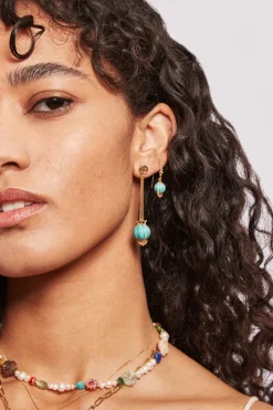 Chan Luu Earrings^Balloon Drop Earrings Turquoise
