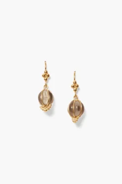 Chan Luu Earrings^Balloon Earrings Smoky Quartz