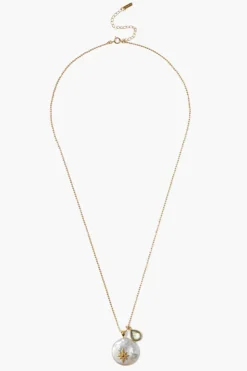 Chan Luu Necklaces^Beacon Charm Necklace White Pearl Mix