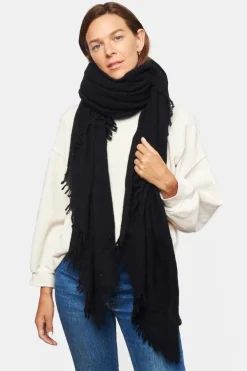 Chan Luu Scarves^Black 100% Cashmere Scarf