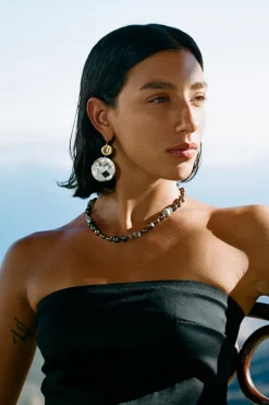 Chan Luu Necklaces^Crest Necklace Peacock Pearl Mix