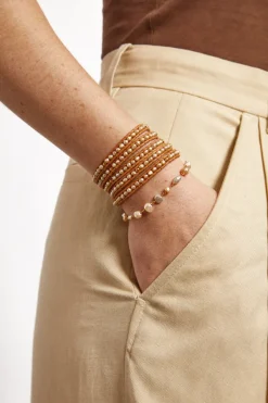 Chan Luu Bracelets^Denali Wrap Bracelet Champagne Pearl Mix