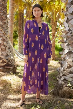 Chan Luu Dresses^Eloise Floral Dress Grape