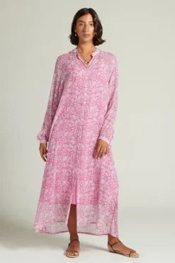 Chan Luu Dresses^Eloise Floral Dress Mulberry