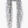 Chan Luu Scarves^Estate Blue Vintage Floral Cashmere And Silk Scarf