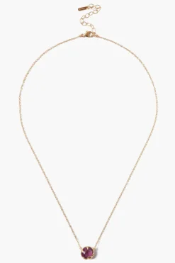 Chan Luu Necklaces^February Birthstone Necklace Amethyst Crystal