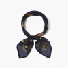 Chan Luu Bandanas^Floral Bandana Print Pageant Blue