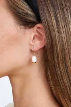 Chan Luu Earrings^Gold Dipped Pearl Drop Earrings