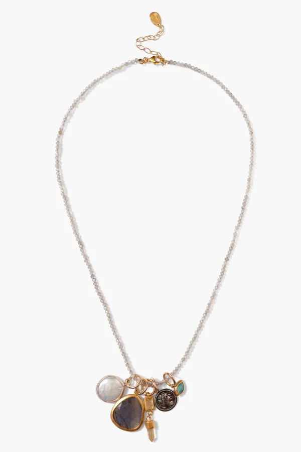 Chan Luu Necklaces^Hypatia Charm Necklace Labradorite Mix