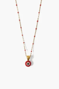 Chan Luu Necklaces^Izmir Evil Eye Necklace Red