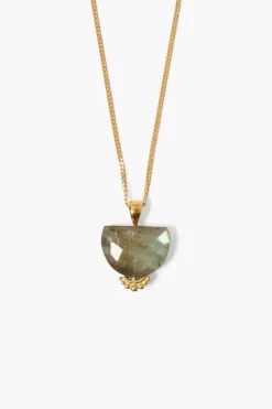 Chan Luu Necklaces^Jaya Pendant Necklace Gold Labradorite