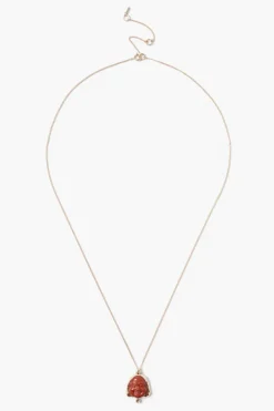 Chan Luu Necklaces^14K Buddha Necklace Red Jasper