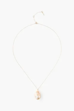 Chan Luu Necklaces^14K Chan Baroque Pearl Cross Necklace Set