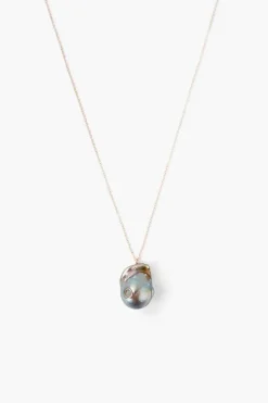 Chan Luu Necklaces^14K Diamond Le Baroque Light Peacock Necklace