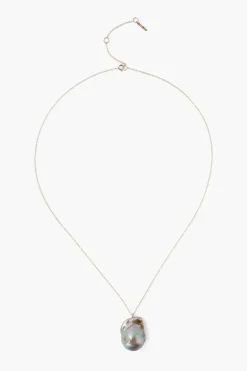 Chan Luu Necklaces^14K Diamond Le Baroque Light Peacock Necklace