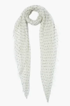 Chan Luu Scarves^Kombu Dot Cashmere And Silk Scarf