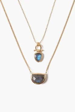Chan Luu Necklaces^Labradorite Duo Necklace Set
