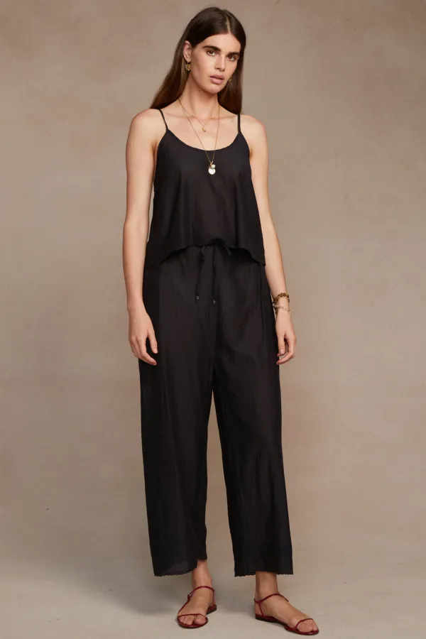 Chan Luu Bottoms^Lana Drawstring Pant Black