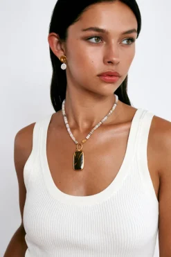 Chan Luu Necklaces^Le N Pendant Necklace African Opal