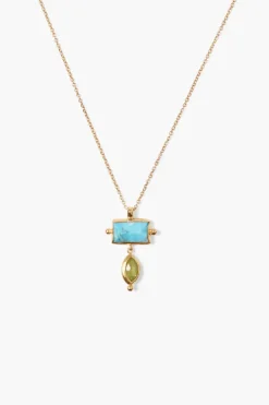 Chan Luu Necklaces^Levi Necklace Turquoise Mix