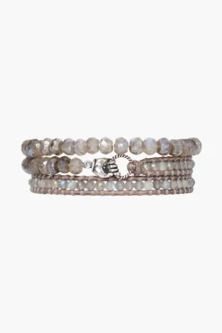 Chan Luu Bracelets^Mano Triple Wrap Bracelet Labradorite
