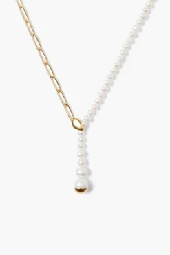 Chan Luu Necklaces^Marion Drop Necklace White Pearl