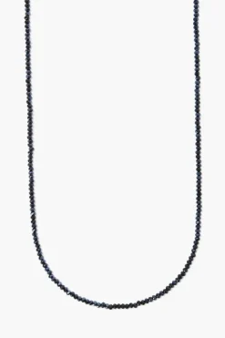 Chan Luu Necklaces^Midnight Crystal Silver Necklace
