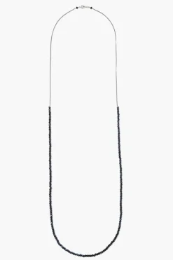 Chan Luu Necklaces^Midnight Crystal Silver Necklace