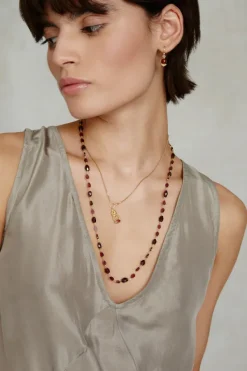 Chan Luu Necklaces^Mona Necklace Garnet