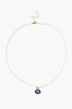 Chan Luu Necklaces^Mya Evil Eye Necklace Blue Mix