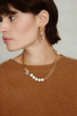 Chan Luu Necklaces^Neve Necklace White Pearl Mix