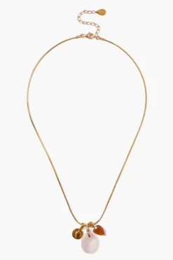 Chan Luu Necklaces^Ostia Charm Necklace Rose Quartz