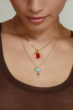 Chan Luu Necklaces^Paz Coin Necklace Carnelian