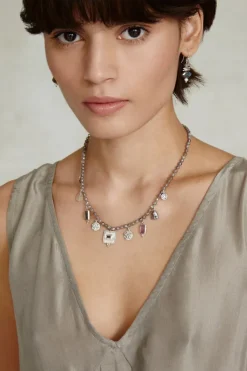 Chan Luu Necklaces^Pilar Charm Necklace Labradorite Mix