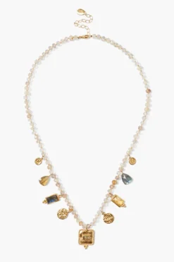 Chan Luu Necklaces^Pilar Charm Necklace Rutilated Quartz