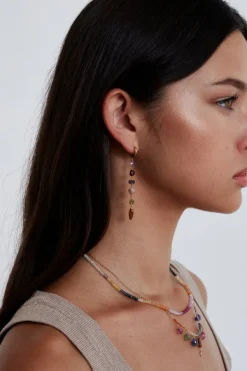 Chan Luu Earrings^Rahel Tiered Earrings Multi Mix