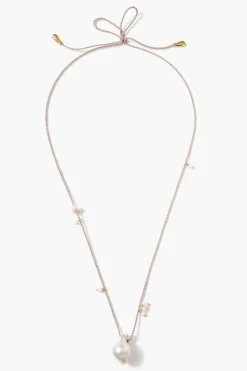 Chan Luu Necklaces^Rosario Necklace White Pearl