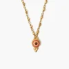 Chan Luu Necklaces^Rose Micro Evil Eye Gold Necklace
