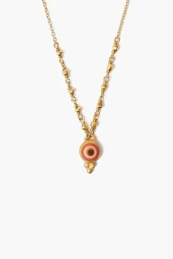 Chan Luu Necklaces^Rose Micro Evil Eye Gold Necklace