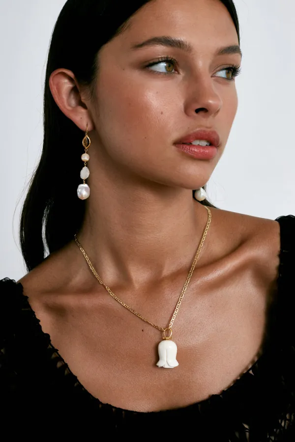 Chan Luu Earrings^Roseto Tiered Earrings Natural