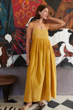 Chan Luu Dresses^Sahara Dress Ochre