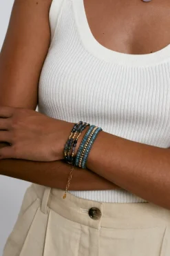 Chan Luu Bracelets^Sedona Single Wrap Bracelet Aquamarine