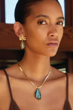 Chan Luu Earrings^Sylve Drop Earrings Labradorite