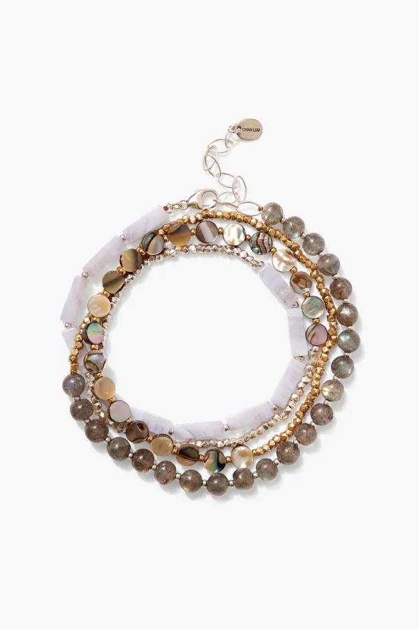 Chan Luu Bracelets^Taos Wrap Bracelet Blue Mix