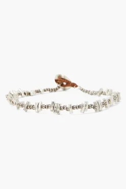 Chan Luu Bracelets^Turquoise & Etched Silver Bracelet Set